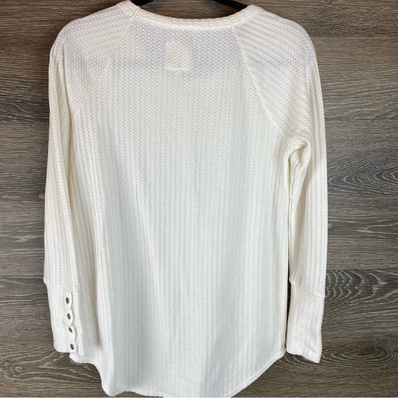 Chaser thermal waffle knit Henley Size M - Picture 8 of 8